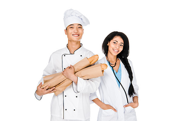 포토 JPG 스튜디오촬영 서양인 외국인 여자 남자 빵 비즈니스 실내 미소 들기 누끼 사람 동양인 상반신 성인 두명 앞모습 요리사 자신감 바게트 흰배경 주머니손 제빵 우크라이나 제빵사 성인만 국내포토 직업 감정 유럽 음식 뷰포인트 백그라운드 모션 표정 인종 내부 제과제빵 흰색 파일형식