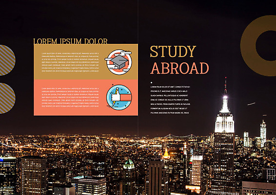 PSD 템플릿 표지디자인 북디자인 손 출판디자인 교육 내지 야경 북커버 학사모 팜플렛 사람없음 도시풍경 연필 갈색 즐거움 유학 이미지템플릿 모자_잡화 감정 컬러 졸업 학용품 풍경 신체부위 필기구 도시 야간 파일형식 풍경_경치