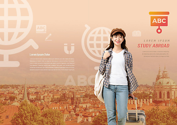 PSD 템플릿 표지디자인 북디자인 영어 출판디자인 여자 교육 표지 북커버 가방 한명 미소 사람 팜플렛 상반신 20대 성인 앞모습 지구본 걷기 캐리어 주황색 한국인 즐거움 유학 어학연수 베레모 성인여자한명만 이미지템플릿 문자 모자_잡화 1 잡화 감정 뷰포인트 컬러 모션 표정 동양인 청년 여행가방 여자한명만 성인여자만 파일형식