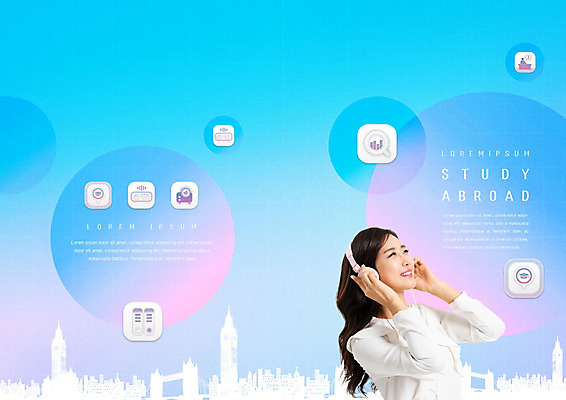 PSD 템플릿 표지디자인 북디자인 출판디자인 여자 교육 표지 하늘색 북커버 한명 서기 사람 팜플렛 상반신 성인 옆모습 30대 헤드셋 듣기 한국인 즐거움 유학 어학연수 성인여자한명만 이미지템플릿 1 감정 뷰포인트 음향기기 모션 동양인 장년 파란색 헤드폰 여자한명만 성인여자만 파일형식