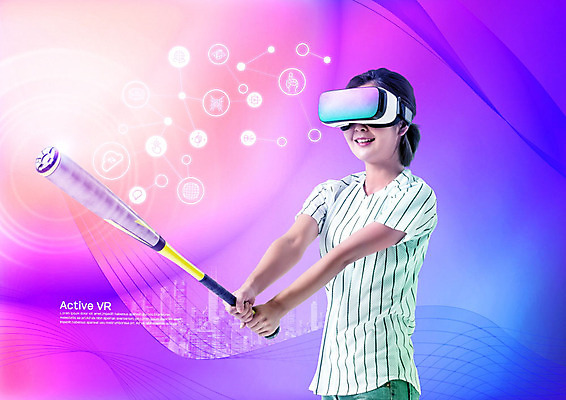 PSD 편집이미지 여자 패턴 한명 서기 사람 상반신 20대 성인 옆모습 컬러풀 한국인 야구방망이 체험 비눗방울 즐거움 신기함 가상현실 성인여자한명만 오큘러스 4차산업 VR기기 이미지편집 1 감정 산업 뷰포인트 컬러 컨셉 무늬 모션 동양인 청년 기계 야구용품 여자한명만 성인여자만 파일형식