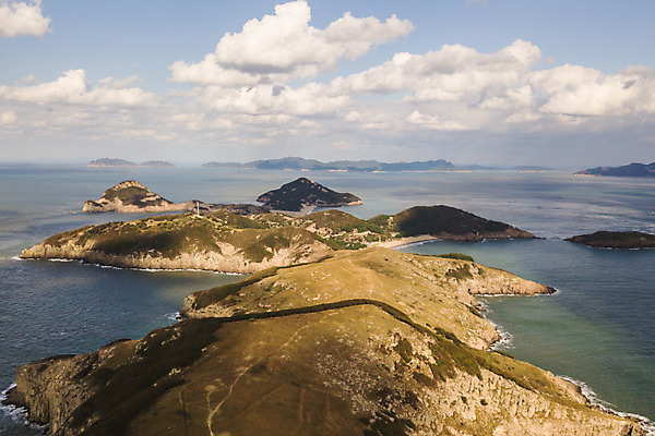 포토 JPG 주간 구름 바다 섬 여행 하늘 한국 풍경 사람없음 야외 인천 항공촬영 국내여행 옹진군 국내포토 자연요소 아시아 뷰포인트 파일형식