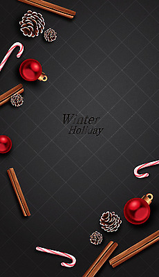 백그라운드 크리스마스 겨울 일러스트 사람없음 솔방울 계절백그라운드 나무막대 크리스마스지팡이 홀리데이 오너먼트 차콜색 겨울배경 국내일러스트 AI파일 계절 기념일 컬러 크리스마스장식 지팡이 휴가 막대 파일형식 벡터