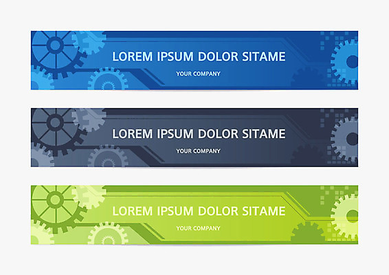 템플릿 배너 배너템플릿 가로배너 백그라운드 프레임 사람없음 컬러풀 현수막 톱니바퀴 배너세트 AI파일 컬러 가로 세트 파일형식 벡터