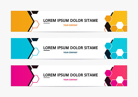 템플릿 배너 배너템플릿 가로배너 백그라운드 프레임 사람없음 컬러풀 현수막 육각형 기하학 배너세트 AI파일 도형 컬러 무늬 가로 세트 파일형식 벡터