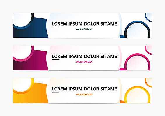 템플릿 배너 배너템플릿 가로배너 백그라운드 프레임 사람없음 컬러풀 현수막 원형 기하학 배너세트 AI파일 도형 컬러 무늬 가로 세트 파일형식 벡터
