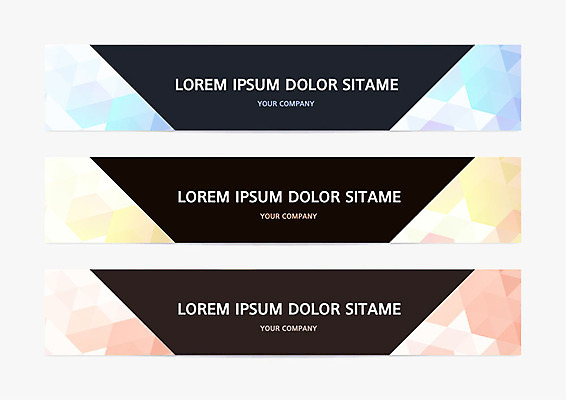 템플릿 배너 배너템플릿 가로배너 백그라운드 프레임 사람없음 컬러풀 현수막 삼각형 기하학 폴리곤 배너세트 AI파일 도형 컬러 무늬 가로 세트 파일형식 벡터