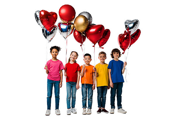 포토 JPG 스튜디오촬영 전신 서양인 외국인 백인 여자 남자 문화 어린이 흑인 실내 서기 누끼 사람 동양인 소녀 소년 여러명 앞모습 10대 친구 컬러풀 글로벌 즐거움 흰배경 지구촌 하트풍선 풍선 어린이만 국내포토 감정 뷰포인트 컬러 다수 백그라운드 관계 모션 청소년 인종 내부 흰색 하트 파일형식