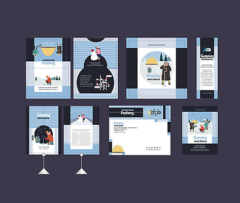 템플릿 배너 배너템플릿 여자 남자 행복 여행 겨울 텐트 이벤트 여러명 세트 캠핑 현수막 눈 즐거움 전단 엽서 초대장 약도 얼음낚시 보온병 소봉투 행사세트 행사템플릿 겨울캠프 AI파일 자연요소 계절 감정 다수 지도 레저 낚시 날씨 편지봉투 카드_감사 캠핑도구 사람 편지 홍보물 파일형식 벡터