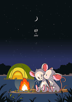 두마리 일러스트 밤하늘 프레임 텐트 사람없음 여름 캠핑 달력 십이지신 쥐띠 저녁 쥐 모닥불 즐거움 십이지신캐릭터 쥐캐릭터 7월 프레임일러스트 흰쥐 2020년 경자년 국내일러스트 일러캐릭터 AI파일 캐릭터 계절 감정 동물캐릭터 2 하늘 불 레저 캠핑도구 날짜 야간 설치류 연도 파일형식 벡터