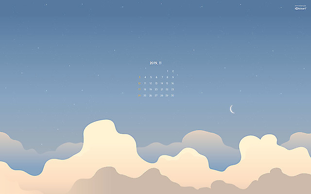 JPG 월페이퍼 바탕화면 11월 날짜 파일형식