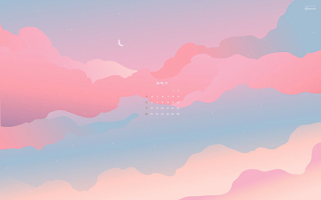 JPG 월페이퍼 바탕화면 11월 날짜 파일형식