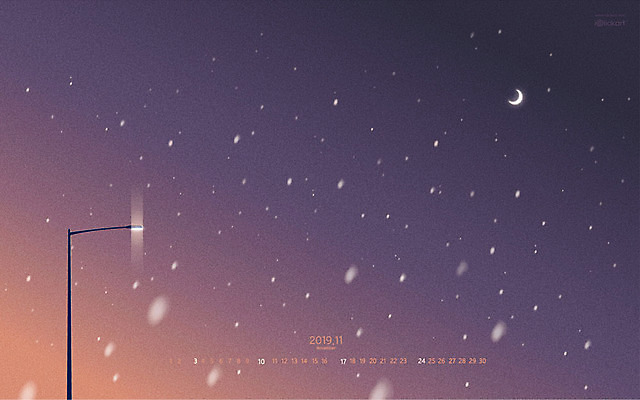 JPG 월페이퍼 바탕화면 11월 날짜 파일형식