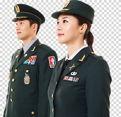 편집이미지 응시 여자 남자 서기 누끼 상반신 20대 성인 두명 옆모습 군인 한국인 군복 PNG 여군 성인만 편집소스 직업 시선 뷰포인트 유니폼 모션 사람 동양인 청년 국군 파일형식