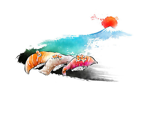 PSD 음식 일러스트 캘리그라피 붓터치 사람없음 태양 일본 전통음식 즐거움 번짐 후지산 랜드마크 연어알 연어초밥 국내일러스트 자연요소 전통 감정 아시아 산 알 초밥 세계문화유산 연어 파일형식 효과