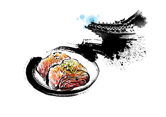 PSD 그릇 일러스트 캘리그라피 붓터치 김치 한옥 사람없음 전통음식 즐거움 번짐 발효 기와지붕 발효음식 랜드마크 국내일러스트 한국전통 전통 식기 감정 한식 음식 고건축 지붕 기와 파일형식 효과