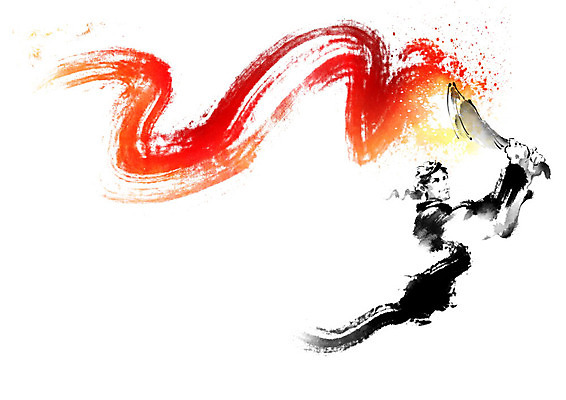 PSD 남자 일러스트 캘리그라피 응원 불 붓터치 한명 사람 성인 희망 동양화 번짐 열정 횃불 성인남자한명만 국내일러스트 자연요소 1 감정 미술 도구 남자한명만 성인남자만 파일형식 효과