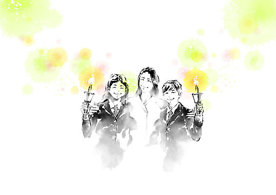 PSD 여자 남자 교복 일러스트 캘리그라피 촛불 응원 청소년 불 붓터치 사람 성인 세명 교사 희망 동양화 번짐 열정 사제지간 횃불 국내일러스트 자연요소 직업 옷 감정 초 미술 도구 파일형식 효과