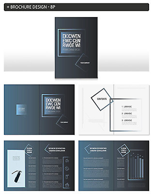 템플릿 ZIP 리플렛 그래프 안전 팜플렛 사람없음 검은색 인포그래픽 차가움 소방 남색 소화기 중요성 인디자인 INDD 이미지템플릿 컬러 컨셉 안전장비 파일형식