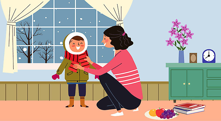 여자 아들 어린이 시계 장갑 겨울 일러스트 가족 엄마 양말 사람 소년 성인 두명 컬러풀 건강관리 귀여움 목도리 눈 질병 외출 예방 외출복 외출준비 국내일러스트 AI파일 자연요소 잡화 계절 남자 컬러 컨셉 의학 관계 날씨 건강 관리 준비 파일형식 벡터