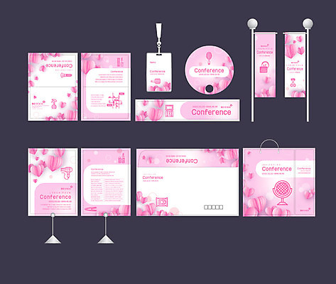 템플릿 배너템플릿 분홍색 패턴 이벤트 사람없음 세트 뷰티 쇼핑백 거울 현수막 하트 전단 엽서 초대장 패키지 박람회 손부채 소봉투 행사세트 행사템플릿 AI파일 모양 배너 컬러 무늬 가방 편지봉투 카드_감사 편지 홍보물 파일형식 벡터