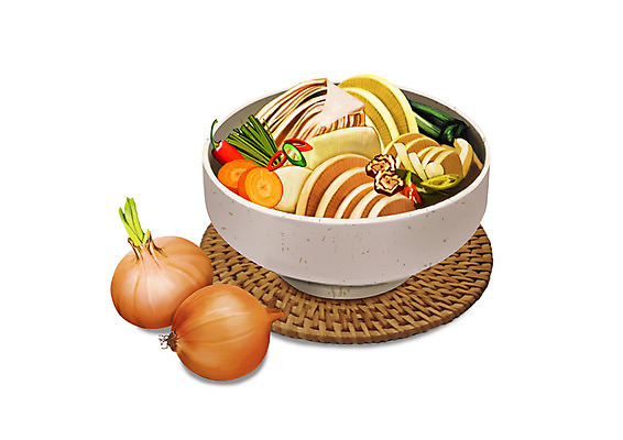 PSD 그릇 한식 일러스트 양파 김치 한국 사람없음 대표 발효 동치미 발효음식 그릇받침대 국내일러스트 식기 아시아 음식 채소 받침대 파일형식