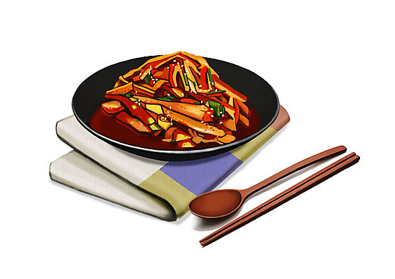 PSD 그릇 한식 일러스트 젓가락 김치 한국 사람없음 숟가락 보자기 대표 천 발효 발효음식 더덕 제철 제철음식 더덕김치 국내일러스트 식기 아시아 음식 수저 직물 파일형식 천_직물