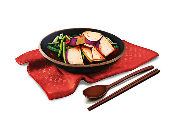 PSD 그릇 한식 일러스트 젓가락 김치 한국 사람없음 숟가락 보자기 대표 천 발효 발효음식 순무 순무김치 국내일러스트 식기 아시아 음식 수저 직물 파일형식 천_직물