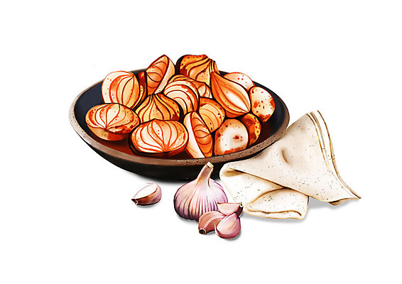 PSD 그릇 한식 일러스트 양파 김치 한국 마늘 사람없음 보자기 대표 천 발효 발효음식 양파김치 국내일러스트 식기 아시아 음식 채소 직물 파일형식 천_직물