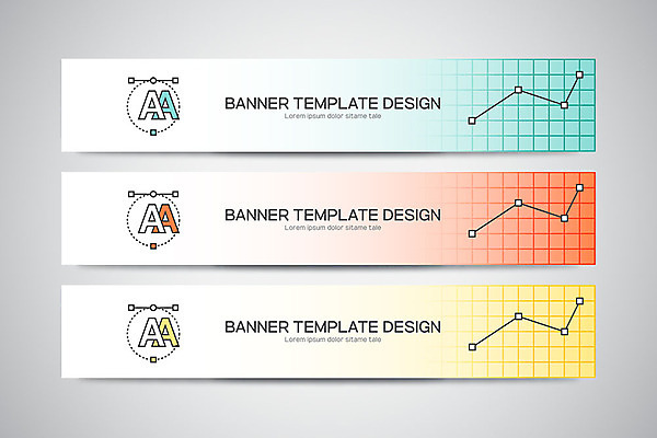 템플릿 배너 배너템플릿 가로배너 선 백그라운드 프레임 사람없음 그래픽 컬러풀 현수막 점 그라데이션 시각디자인 툴 배너세트 AI파일 디자인 컬러 가로 세트 파일형식 벡터