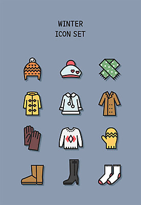 아이콘 장갑 겨울 털모자 부츠 사람없음 세트 목도리 회색 코트 여성복 라인아이콘 니트 겨울옷 어그부츠 2D아이콘 AI파일 모자_잡화 잡화 옷 계절 컬러 신발 상의 외투 파일형식 벡터