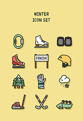 아이콘 스포츠 장갑 겨울 겨울스포츠 부츠 사람없음 세트 노란색 스케이트 눈 헬멧 보호장비 라인아이콘 아이스하키 무릎보호대 봅슬레이 컬링 2D아이콘 AI파일 자연요소 잡화 계절 스포츠용품 컬러 신발 날씨 장비 하키 파일형식 벡터