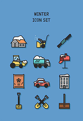 아이콘 겨울 주택 사람없음 건물 파란색 세트 장비 눈 빗자루 삽 라인아이콘 밀대 연탄재 제설 제설기 2D아이콘 AI파일 자연요소 건축물 계절 컬러 주방용품 날씨 청소도구 파일형식 벡터
