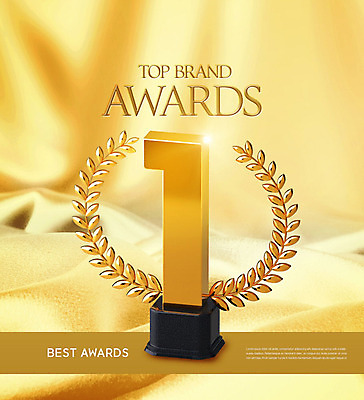 PSD 편집이미지 사람없음 빛 반짝임 우승 수상_상을받음 천 상패 트로피 금상 시상식 연말 월계수 카피스페이스 이미지편집 모션 공백 직물 최고 상_우승 파일형식