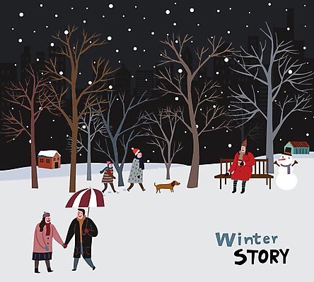 나무 라이프스타일 커플 여자 남자 어린이 크리스마스 겨울 벤치 일러스트 우산 눈사람 주택 사람 빌딩 여러명 성인 건물 눈 강아지 즐거움 겨울풍경 국내일러스트 AI파일 자연요소 식물 건축물 계절 기념일 감정 다수 의자 관계 날씨 풍경 생활 반려동물 개 파일형식 벡터