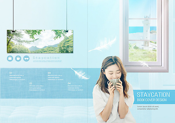 PSD 나무 템플릿 표지디자인 북디자인 출판디자인 여자 표지 여유 하늘색 북커버 휴가 산 등대 한명 사람 팜플렛 상반신 20대 성인 취미 앞모습 컵 한국인 깃털 즐거움 성인여자한명만 스테이케이션 이미지템플릿 식물 1 라이프스타일 식기 감정 뷰포인트 동양인 청년 파란색 신조어 여자한명만 성인여자만 파일형식