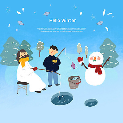 PSD 나무 남자 기독교 어린이 겨울 일러스트 눈사람 어류 사람 두명 파란색 귀여움 눈 예수 낚싯대 양동이 즐거움 빙판 낚시줄 얼음낚시 낚시의자 얼음구멍 남자만 국내일러스트 자연요소 식물 계절 감정 종교 컬러 컨셉 의자 낚시 날씨 수중동물 신_종교 낚시용품 파일형식