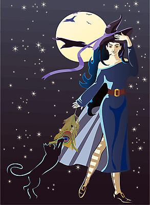 EPS 해외이미지 꽃 별 일러스트 호박 공작 야간 깃털 마녀 롤 해외일러스트 자연요소 식물 채소 조류 파일형식 벡터 이미지허브