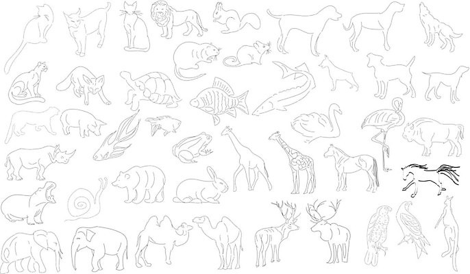 EPS 해외이미지 동물 디자인 실루엣 일러스트 곰 자연 조류 사슴 코끼리 동물원 개구리 어류 그래픽 고양이 페인트 돼지 거친 개 그래피티 쥐 사자 먹이 스케치 기린 백조 윤곽 독수리 여우 낙타 캥거루 코뿔소 원시시대 엘리먼트 스라소니 해외일러스트 포유류 촬영기법 양서류 미술 반려동물 수중동물 역사 낙서 설치류 그림 생태계 파일형식 벡터 이미지허브