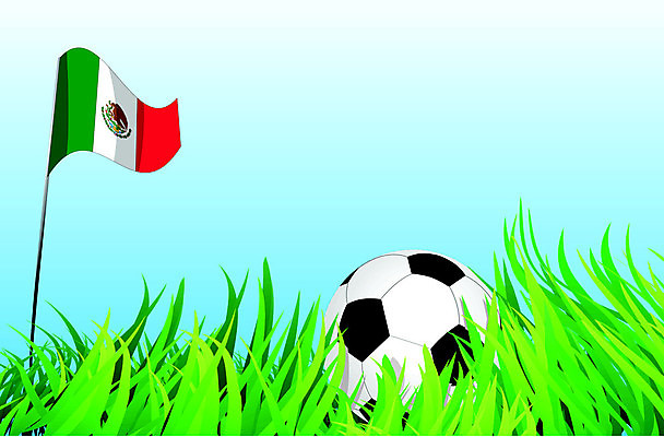 EPS 해외이미지 스포츠 백그라운드 밭 일러스트 공 멕시코 야외 축구 경쟁 게임 깃발 놀이터 해외일러스트 컨셉 북아메리카 농업 놀이 구기 파일형식 벡터 이미지허브