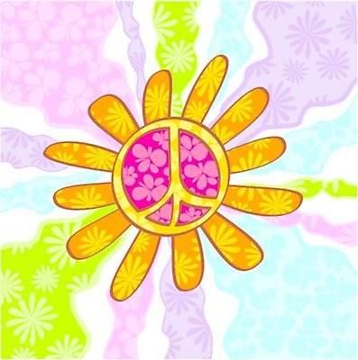 EPS 해외이미지 디자인 꽃 백그라운드 컨셉 꽃무늬 일러스트 추상 사람없음 평화 피스마크 해외일러스트 식물 기호 무늬 파일형식 벡터 이미지허브