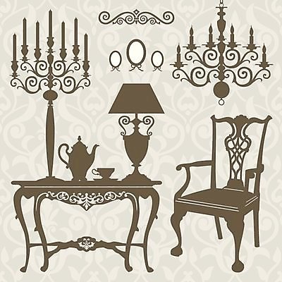 EPS 해외이미지 디자인 실루엣 가구 백그라운드 의자 일러스트 벽지 주택 내부 장식 빛 세트 방 수확 골동품 램프 화려 클래식 수집 복고 안락의자 리빙 바로크 빅토리아 옛날 해외일러스트 생활용품 컨셉 농업 조명 촬영기법 건물 파일형식 벡터 이미지허브