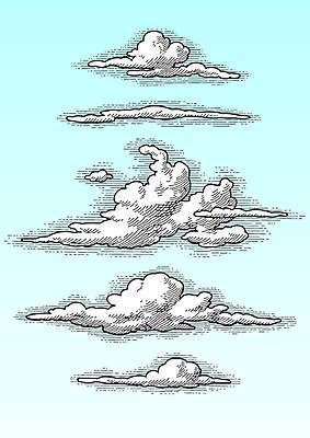 EPS 해외이미지 디자인 백그라운드 일러스트 자연 하늘 날씨 추상 미술 세트 그림 복고 윤곽 손그림 판화 천국 고립 구식 목판화 해외일러스트 무늬 문화예술 생태계 파일형식 벡터 이미지허브