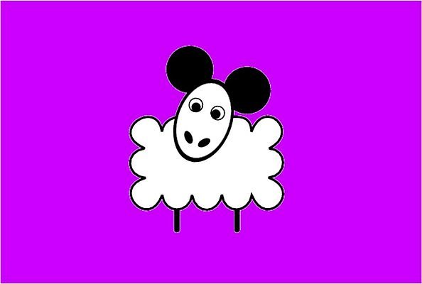 EPS 해외이미지 동물 일러스트 농장 검은색 흰색 양 큼 만화 양모 해외일러스트 컬러 농업 포유류 직물 크기 파일형식 벡터 이미지허브