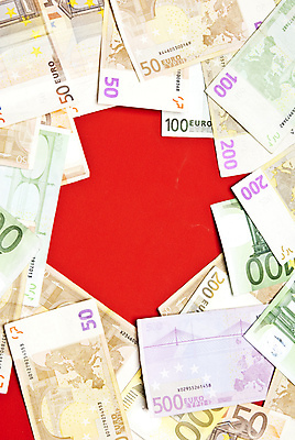 포토 JPG 해외이미지 유럽 지폐 돈 사람없음 빨간색 재산 계산서 해외포토 나라 컬러 금융 파일형식 이미지허브