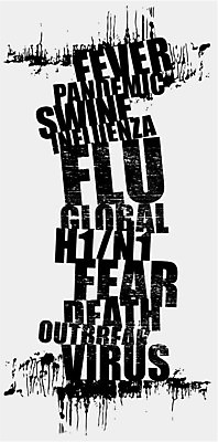 EPS 해외이미지 컨셉 일러스트 건강 돼지고기 경고 안전 사람 타이포그라피 세계 글로벌 약 디지털 검은색 고통 죽음 돼지 신문 뉴스 바이러스 보호 질병 위험 심볼 사인 공포 번짐 타입 구성 그런지 그만 인플루엔자 전염병 제어 표제 해외일러스트 문자 감정 컬러 포유류 의학 육류 간행물 파일형식 벡터 효과 이미지허브