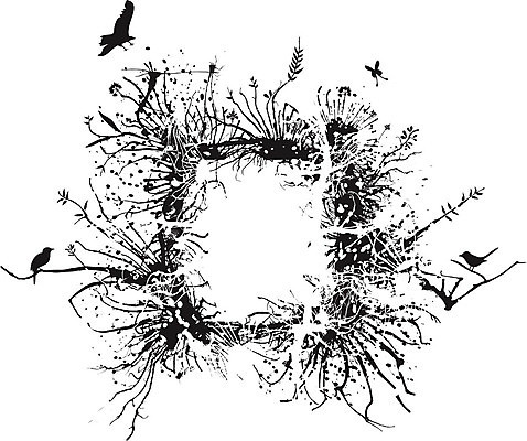 EPS 해외이미지 디자인 실루엣 나비 잎 일러스트 자연 조류 프레임 가을 나뭇가지 황무지 뿌리 엘리먼트 해외일러스트 나무 식물 동물 계절 곤충 촬영기법 생태계 파일형식 벡터 이미지허브