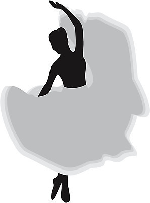 EPS 해외이미지 실루엣 일러스트 검은색 댄서 흰색 춤 발레 발레리나 해외일러스트 직업 컬러 문화예술 촬영기법 파일형식 벡터 이미지허브