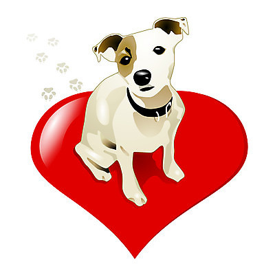 EPS 해외이미지 동물 새끼 백그라운드 일러스트 포유류 반려동물 하트 개 강아지 테리어 송곳니 기르기 복종 해외일러스트 모양 치아 돌봄 파일형식 벡터 이미지허브