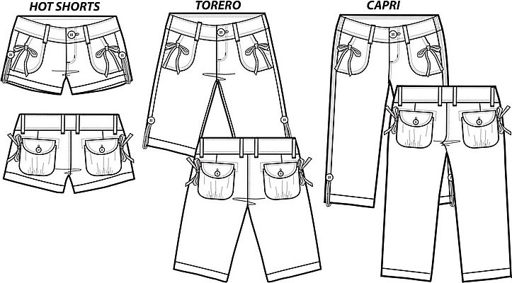 EPS 해외이미지 클립아트 템플릿 디자인 옷 여자 어린이 선 스포츠 일러스트 반바지 바지 미술 야외 운동 유행 공백 화물 직물 도시 제조 주머니 바느질 스케치 그림 클립 윤곽 고립 기본 스타일 해외일러스트 하의 문화예술 건강 사람 운송업 파일형식 벡터 이미지허브